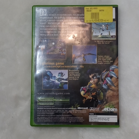 4/20 VEX Xbox disc game battle fight rated T - Picture 3 of 5